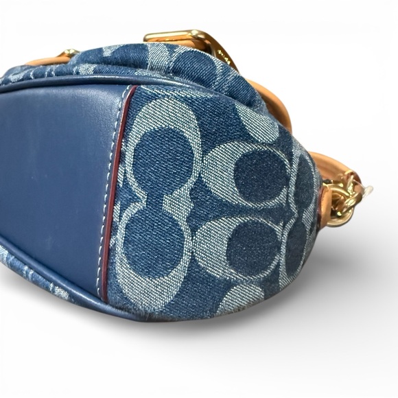 Coach Ashton Denim Signature Crossbody Shoulder Bag Set | 2024 w card holder - Picture 5 of 11